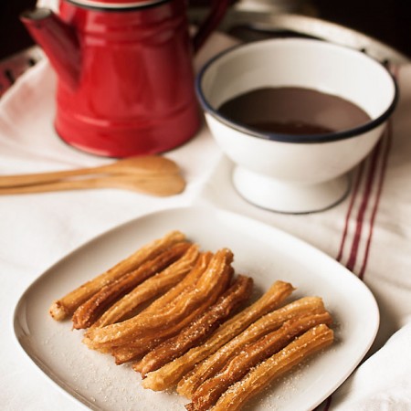 Churros con chocolate