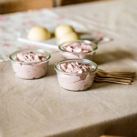 imagen de mousse chocolate blanco