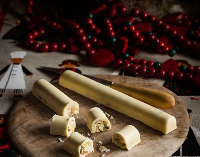 turron chocolate blanco