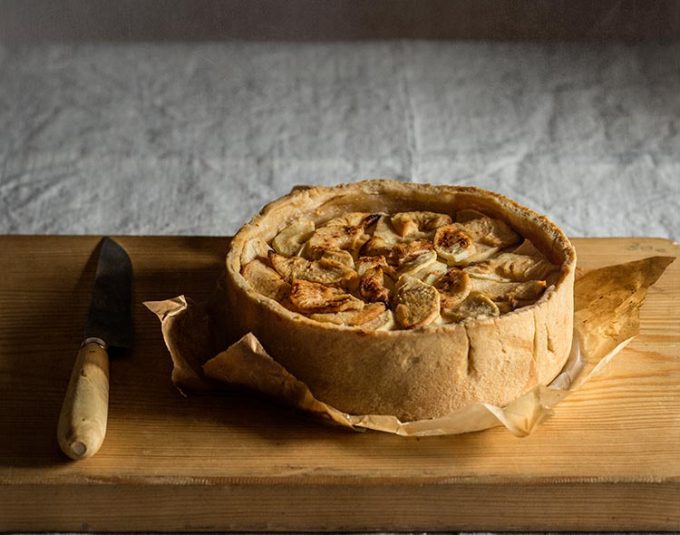 tarta manzana rustica