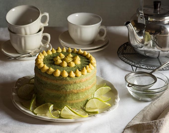 tarta te matcha lima