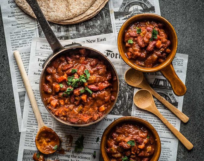 chile vegetariano