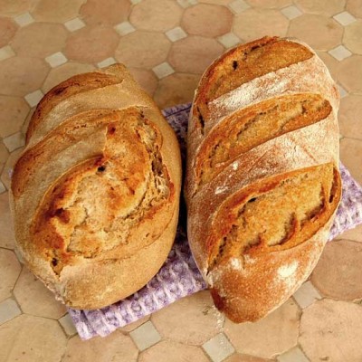 Pan de sidra con masa madre de centeno