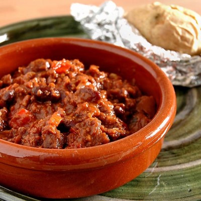Chile con carne y chocolate