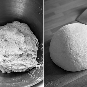 imagen de como hacer pan con masa madre