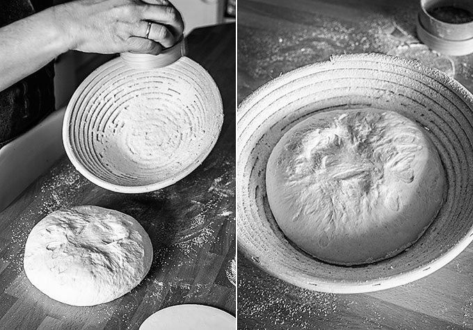 como hacer pan con masa madre
