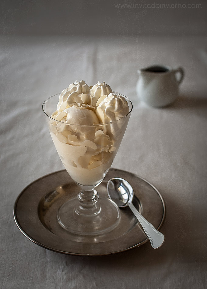 imagen de helado de vainilla casero