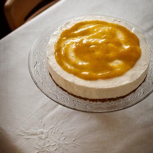 imagen de tarta de queso sin horno