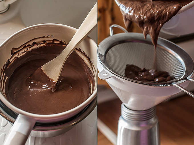 imagen de espuma de chocolate