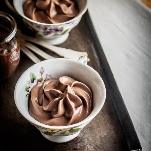 imagen de mousse de chocolate