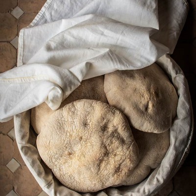 Pan de pita casero