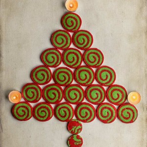 imagen de galletas de navidad en espiral
