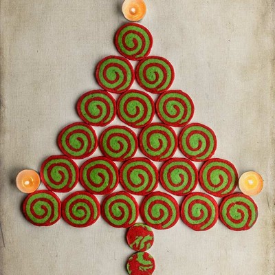 Galletas de Navidad en espiral