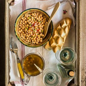 garbanzos en ensalada