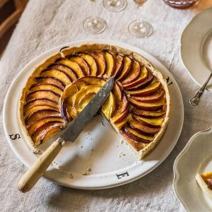 tarta de nectarinas