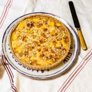 receta quiche peras queso