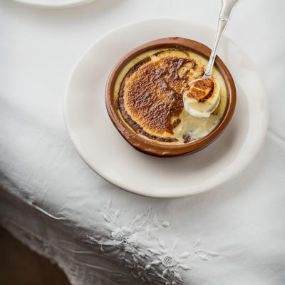 Crème brûlée, crema quemada francesa