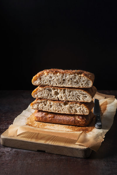 receta focaccia poolish