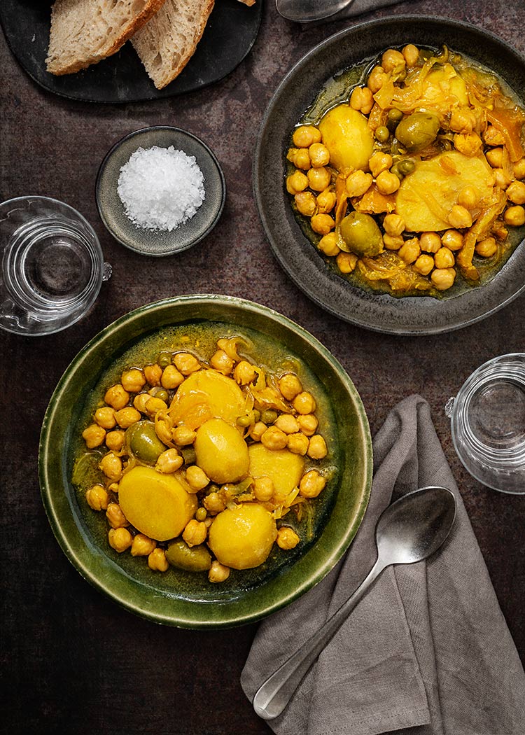 receta tajine marroqui vegetariano
