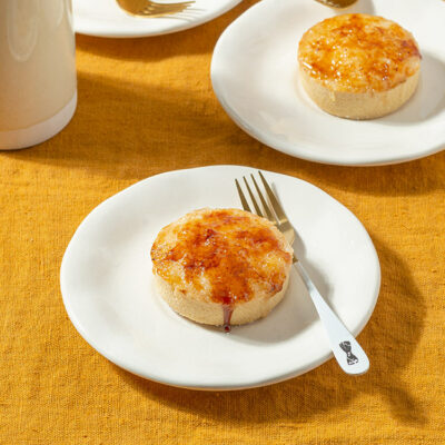 Tartaletas de arroz con leche y praliné