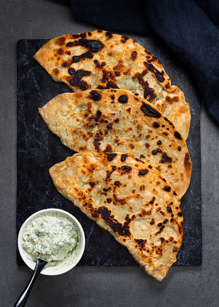 receta bolani empanadillas afganas sin horno