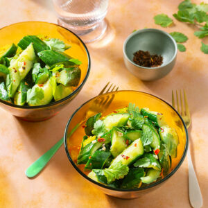 receta ensalada pepino chafado oriental