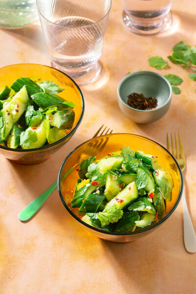 receta ensalada pepino chafado oriental