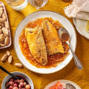 receta escabeche jurel vino dulce