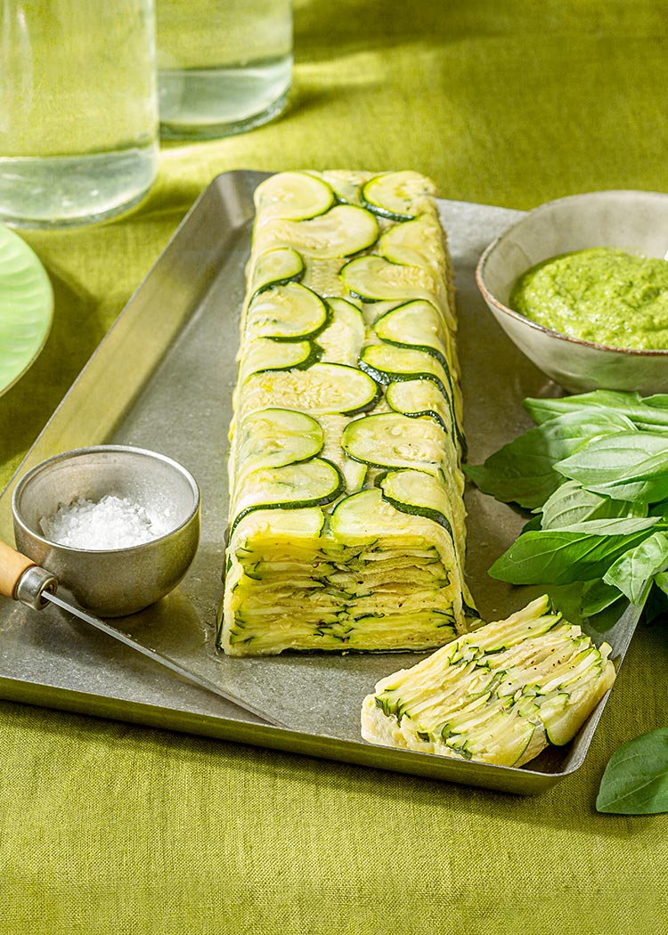 receta terrina calabacin albahaca