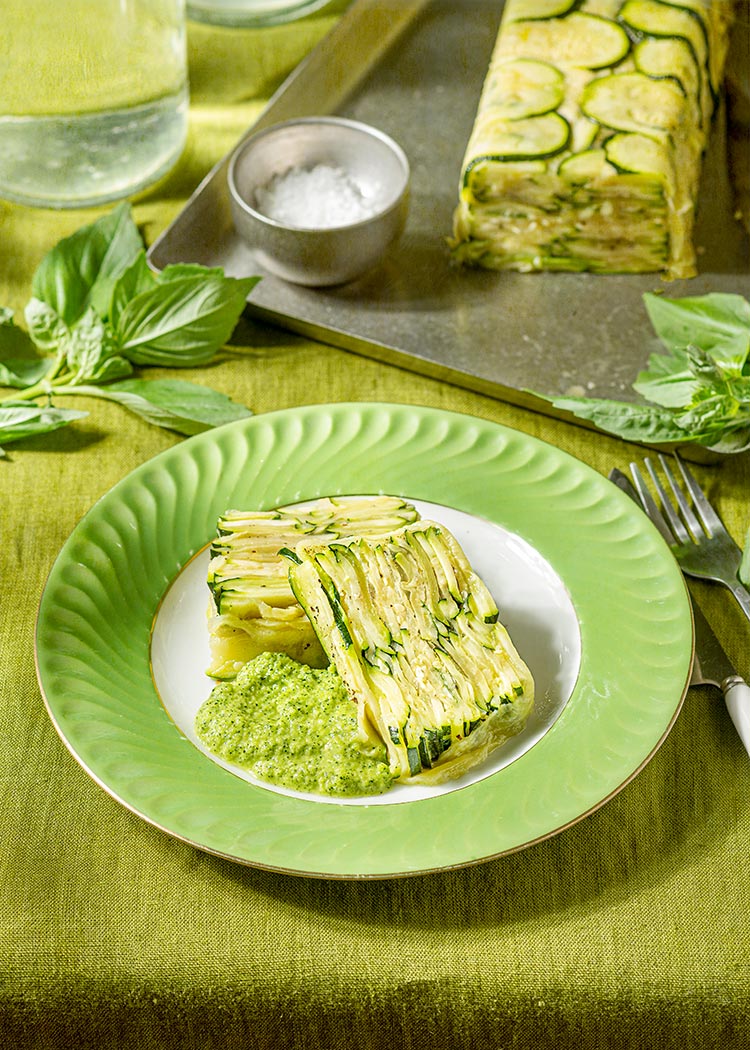 receta terrina calabacin albahaca