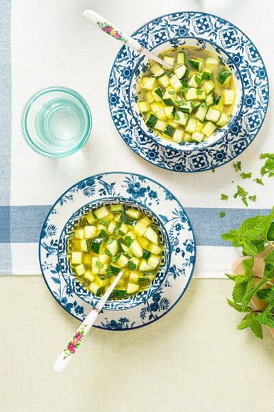 receta gazpacho pepino antigua