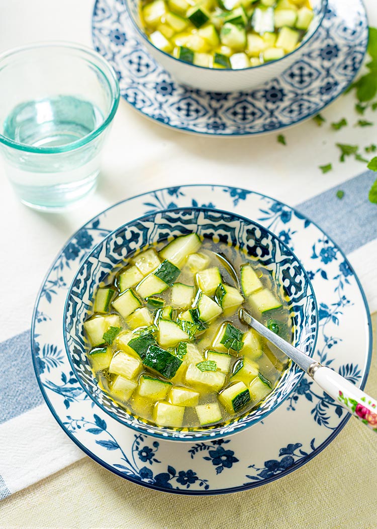 receta gazpacho pepino antigua