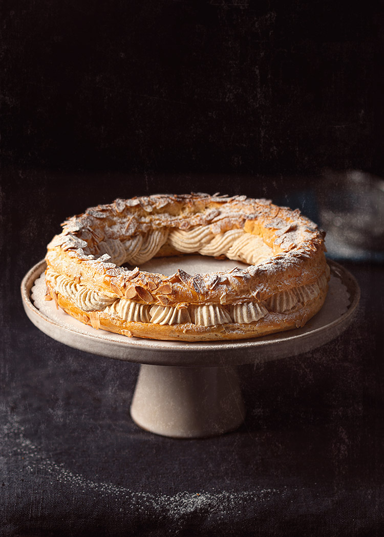 receta paris brest pastel masa choux