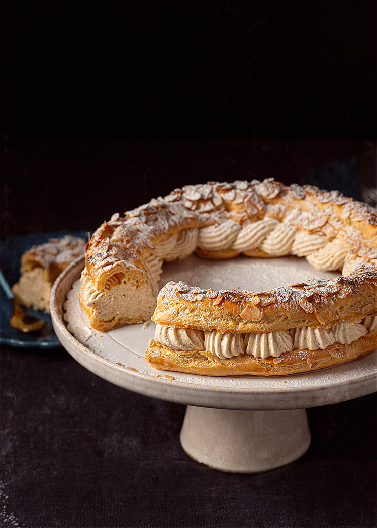 receta paris brest pastel masa choux