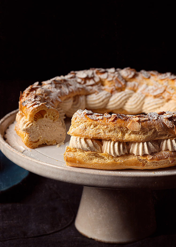 receta paris brest pastel masa choux