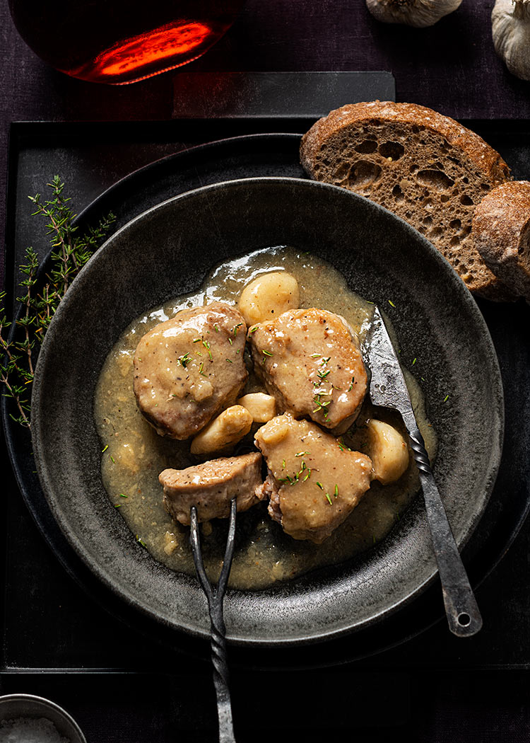 receta solomillo cerdo ajllo