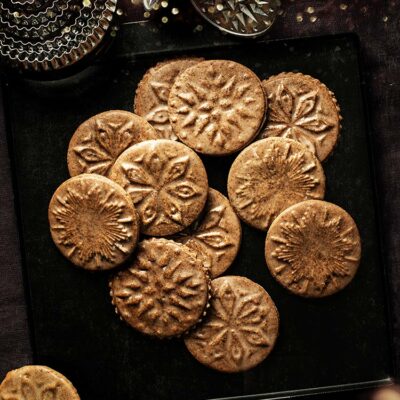 Galletas de Navidad con sellos