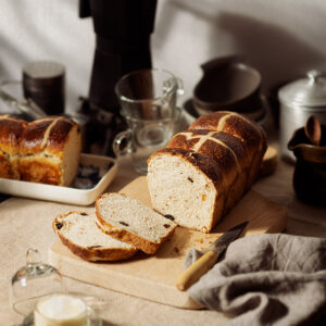 receta hot cross bun molde limon anis