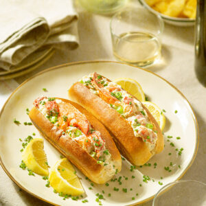 receta lobster roll bocadillo bogavante