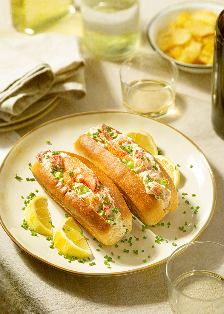 receta lobster roll bocadillo bogavante