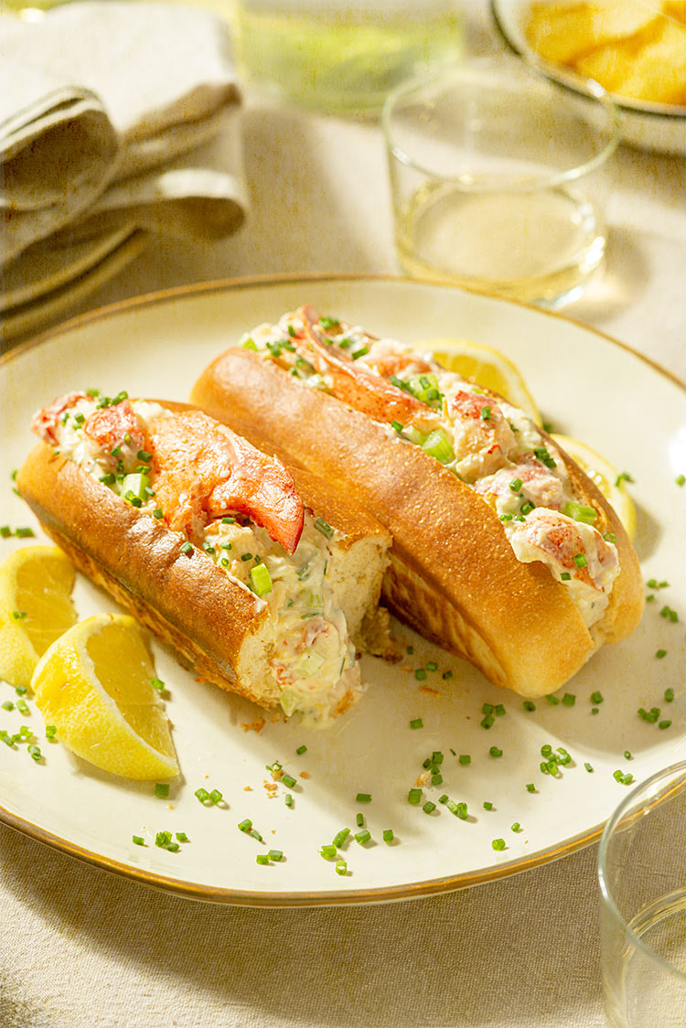 receta lobster roll bocadillo bogavante