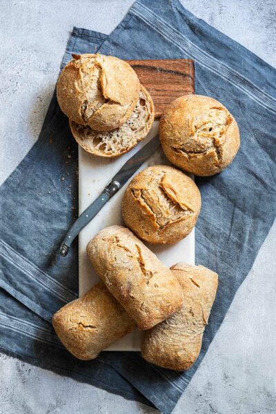 receta pan facil bocadillos