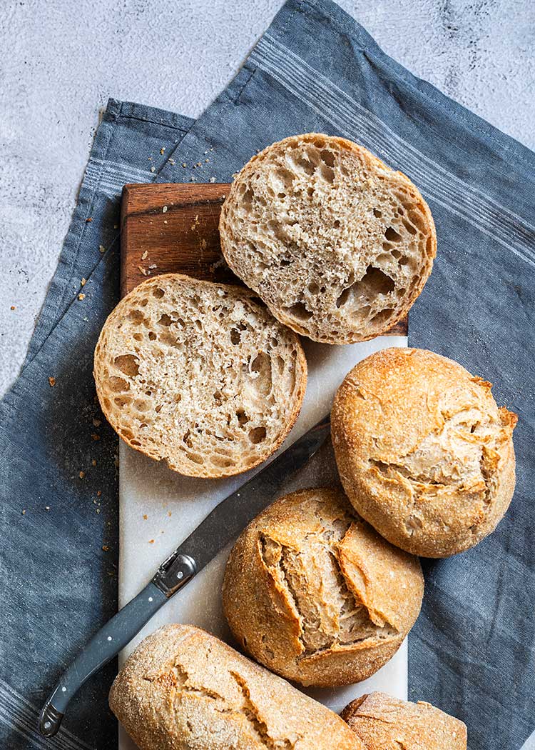 receta pan facil bocadillos