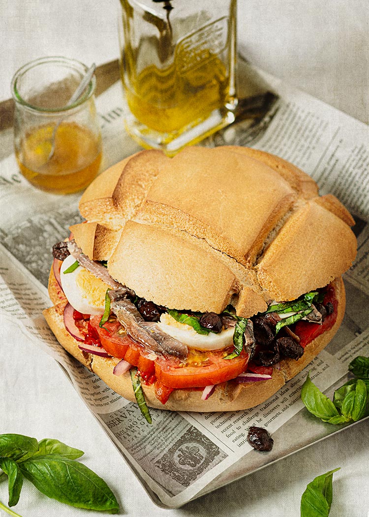 receta pan bagnat bocadillo frances provenza