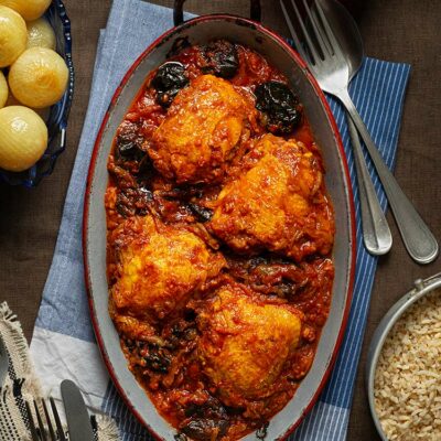 Pollo con ciruelas de Marjane Satrapi